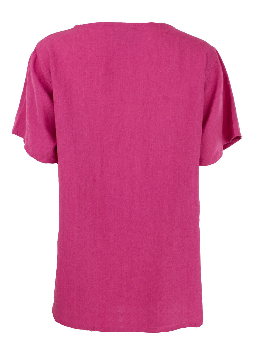 Pellavapusero frilloin, fuksia, Boheme