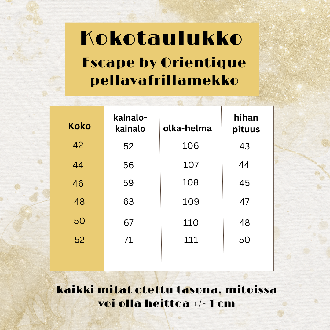 Frillamekko pellavaa, sininen, Escape by Orientique