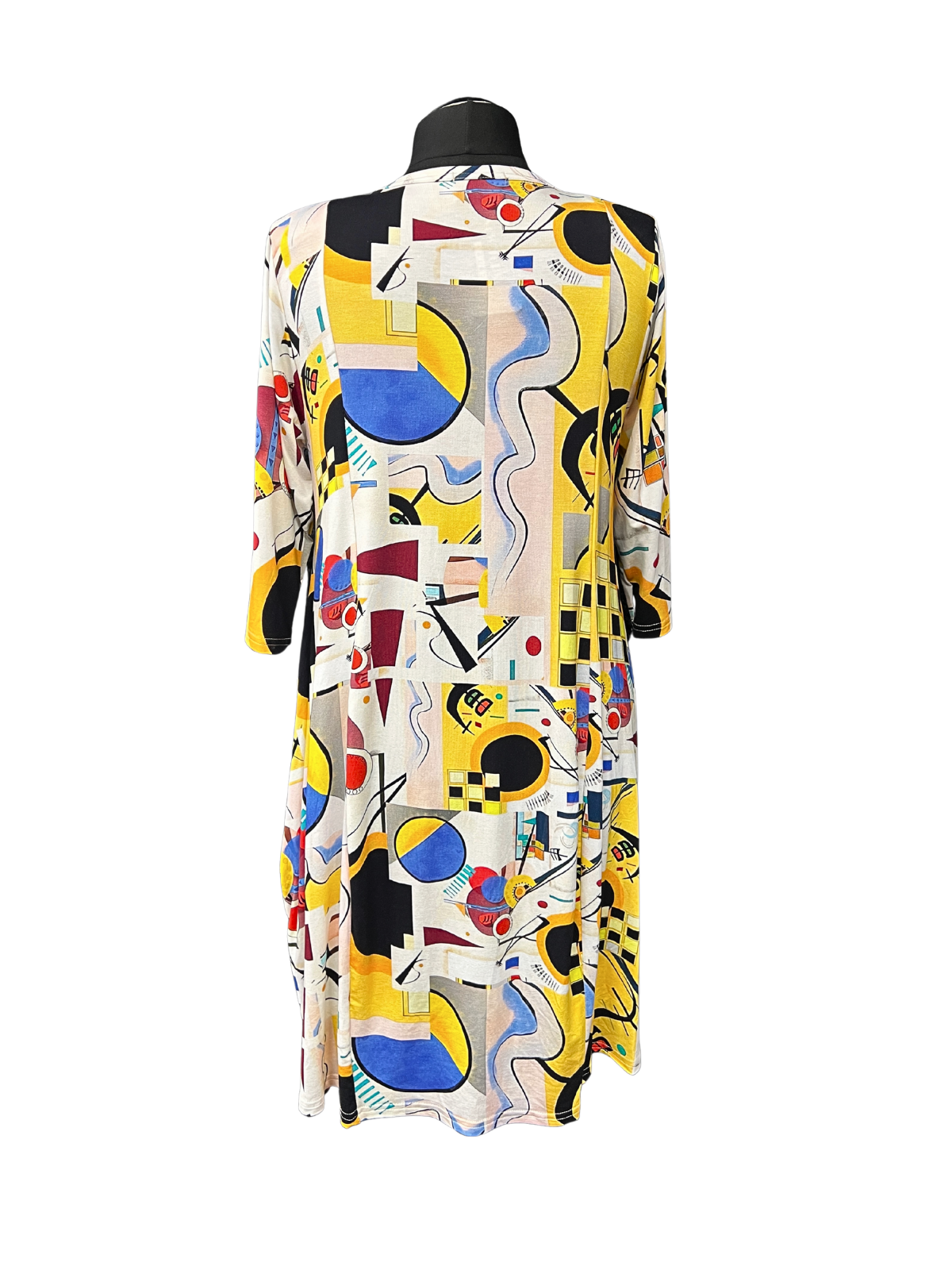 "Kuvisope" -taskumekko, valkoinen/keltainen/sininen, New Jersey