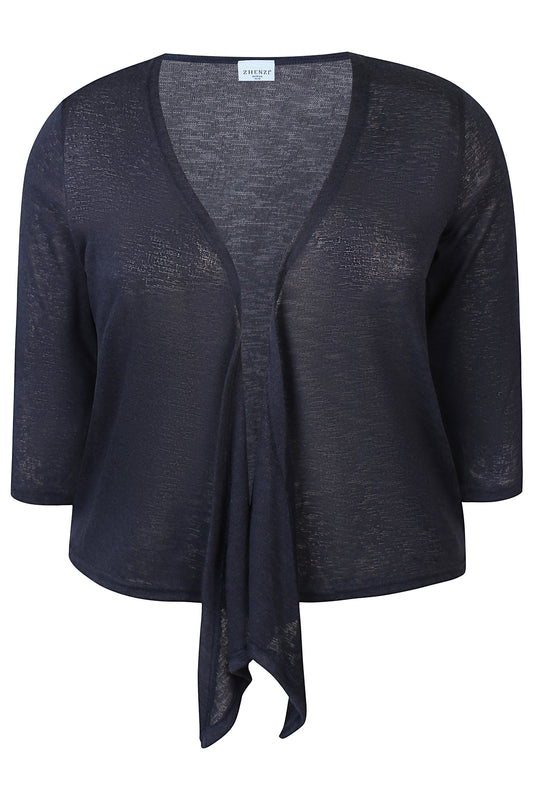 Agar -neulosbolero, navy, Zhenzi