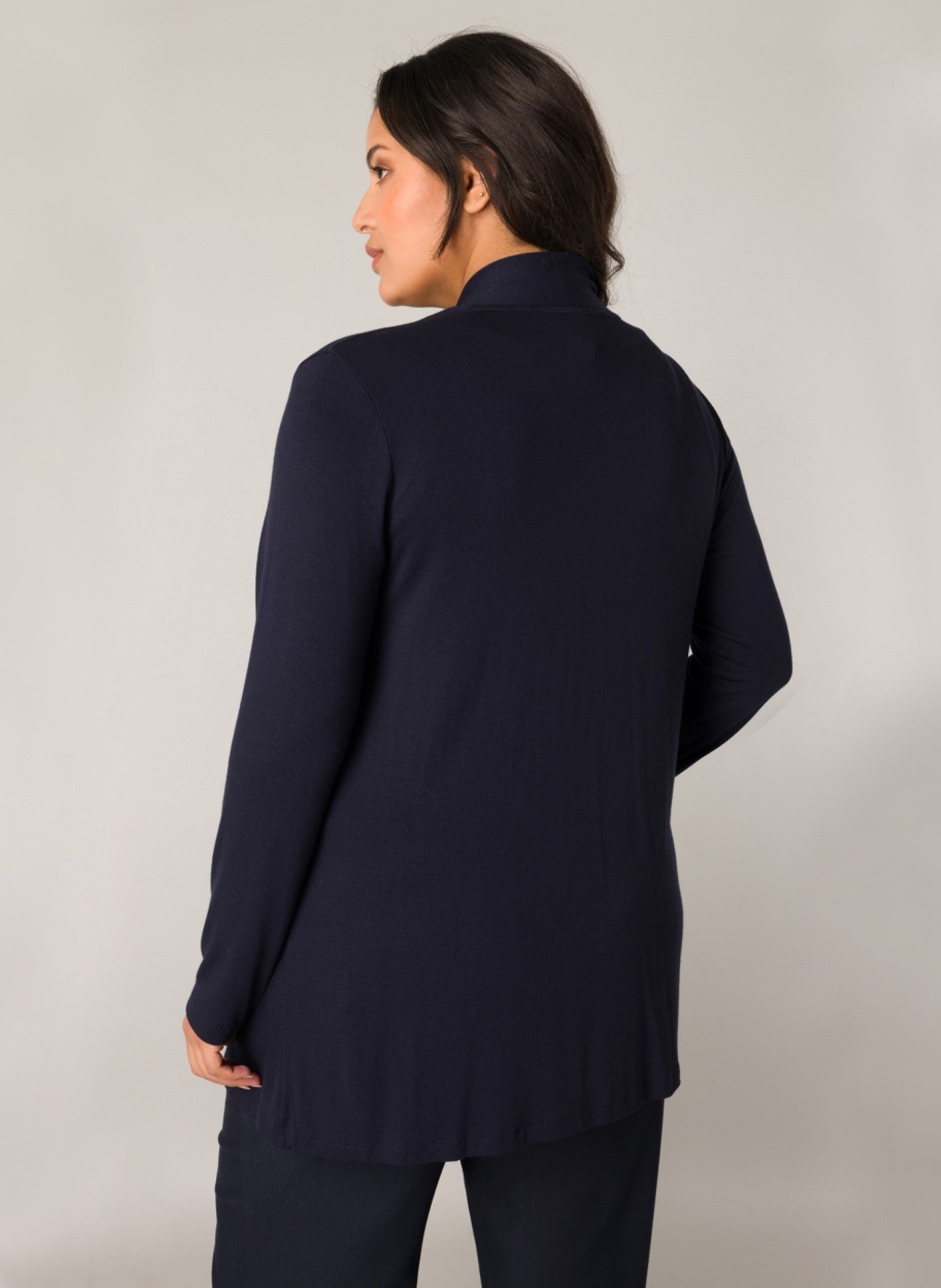 Ayla -neuletakki, navy, Base Level Curvy