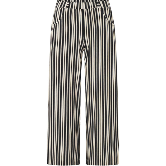 Donna Loose Crop -housut, elegant stripe, Laurie