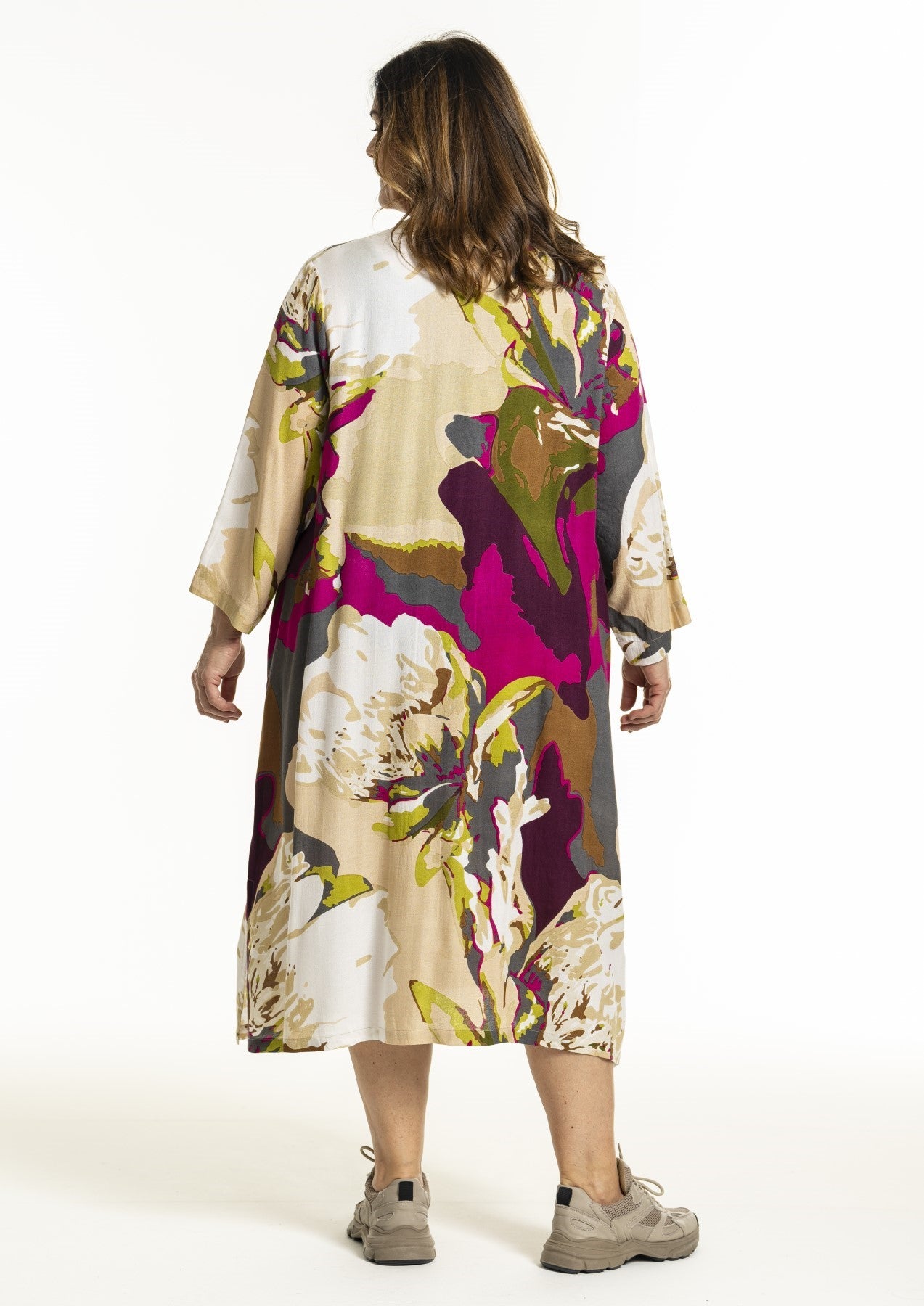 Linette paitamekko, beige/kirsikka, Gozzip