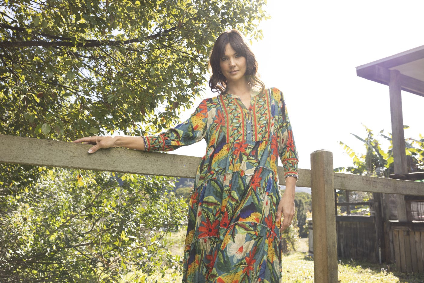 Galapagos Dress Placket layered, Escape by Orientique