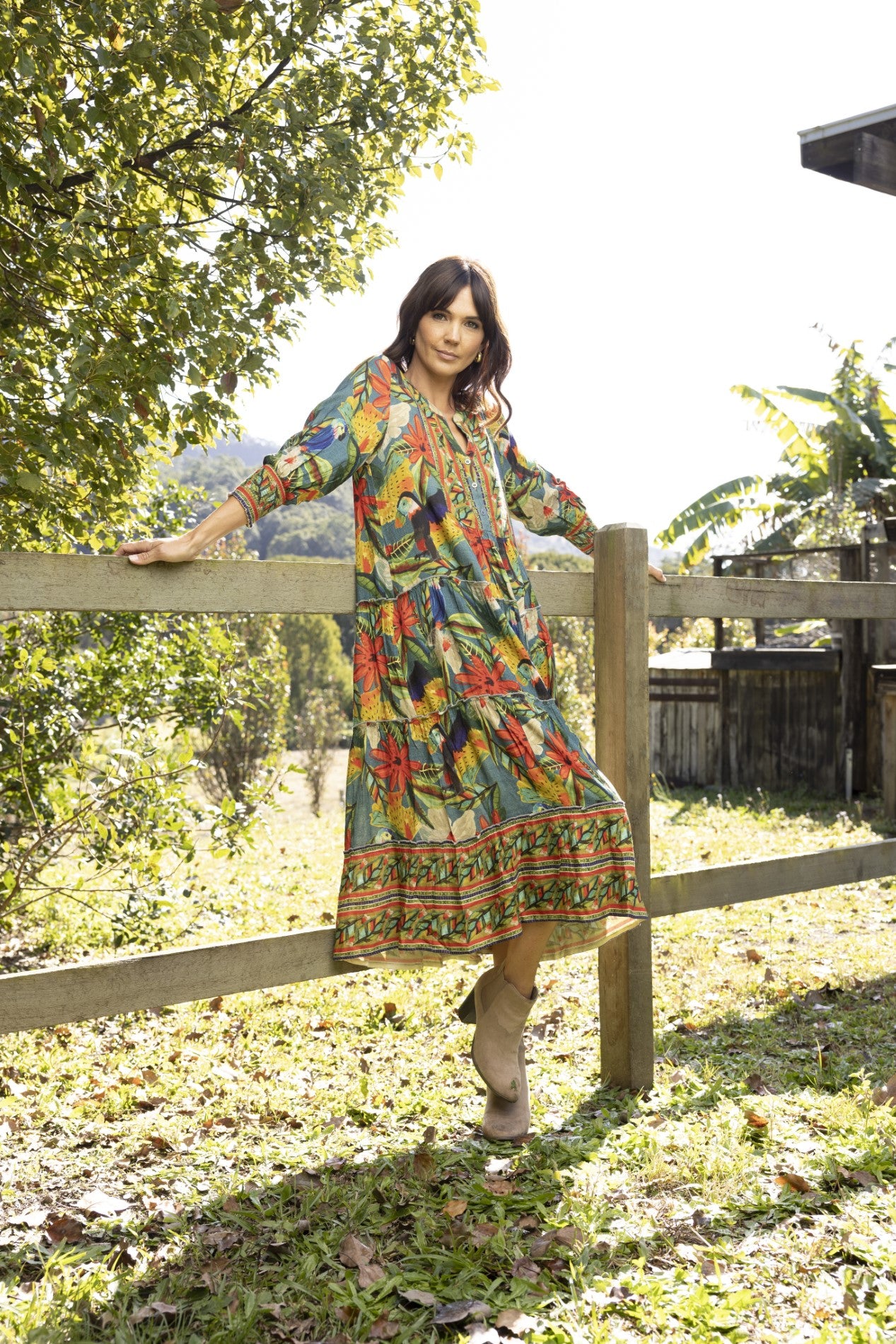 Galapagos Dress Placket layered, Escape by Orientique
