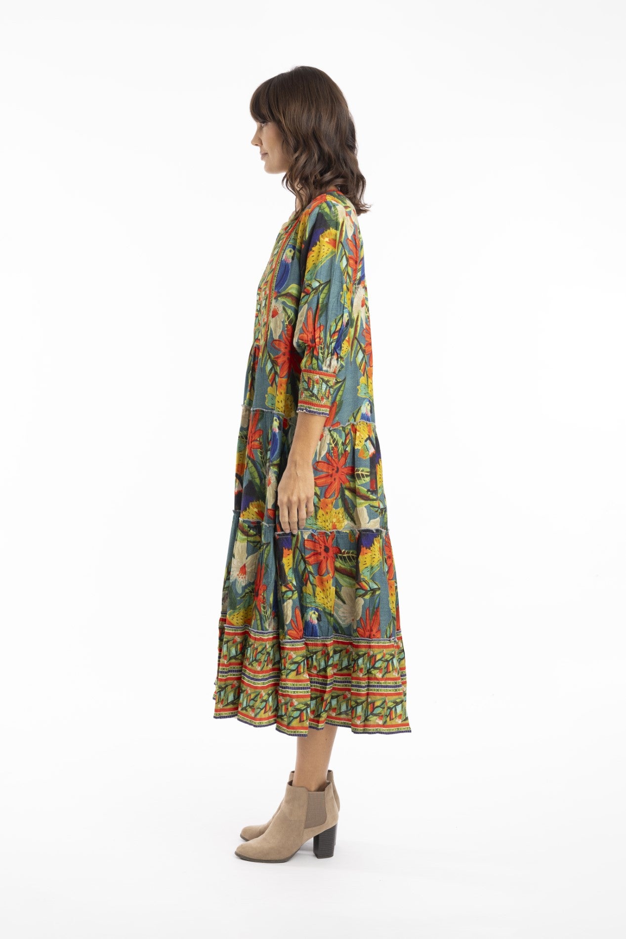Galapagos Dress Placket layered, Escape by Orientique
