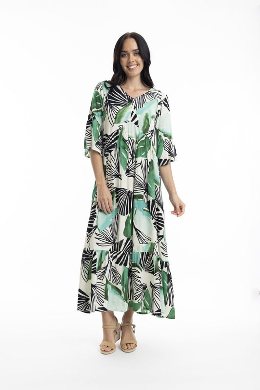 Papagayo Dress Peak Maxi -mekko, Orientique