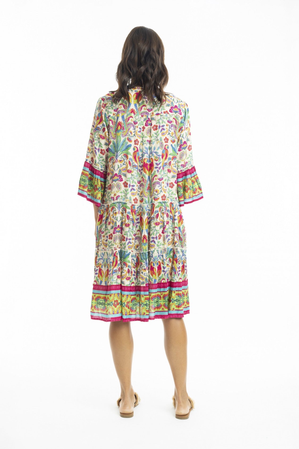 Fleur Dress Frill -mekko, Orientique