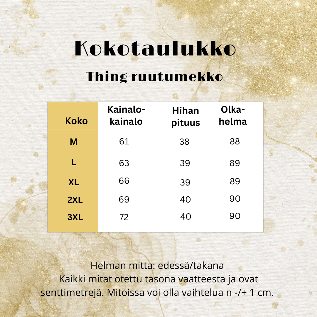 Ruutukuosinen tunikamekko, antrasiitinharmaa, Thing