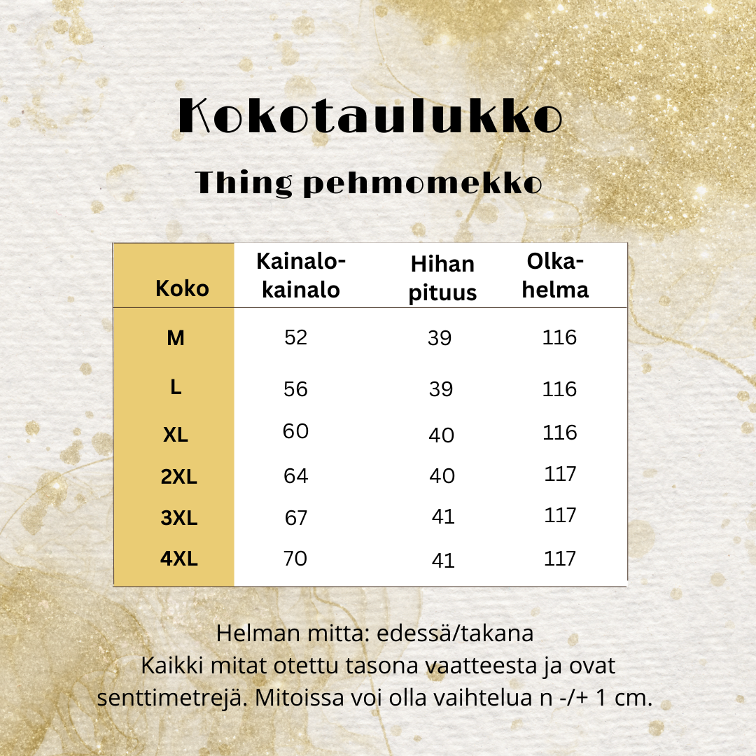 "Pehmomekko", pehmeä punainen, Thing