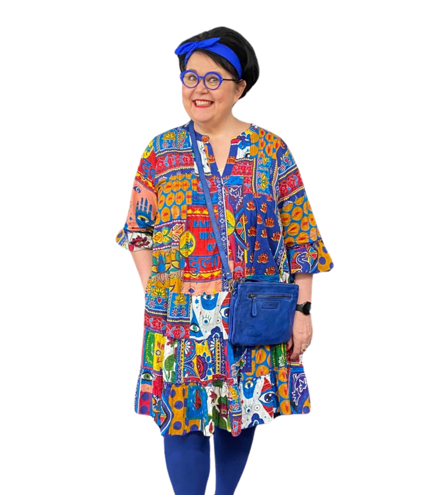 Amritsar -mekko, värikäs, Orientique